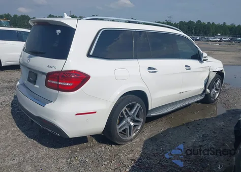 2017 Mercedes-Benz Gls 550 4Matic z USA, uszkodzony, nr VIN 4JGDF7DE7HA773743